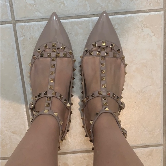 Valentino Rockstud flats - Picture 5 of 7